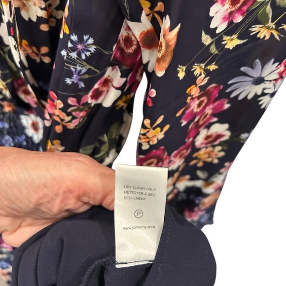 Parker Women’s Amanda Silk Floral Ruffle Mini Dress Cosmic Daisy Size XS - Picture 6 of 7